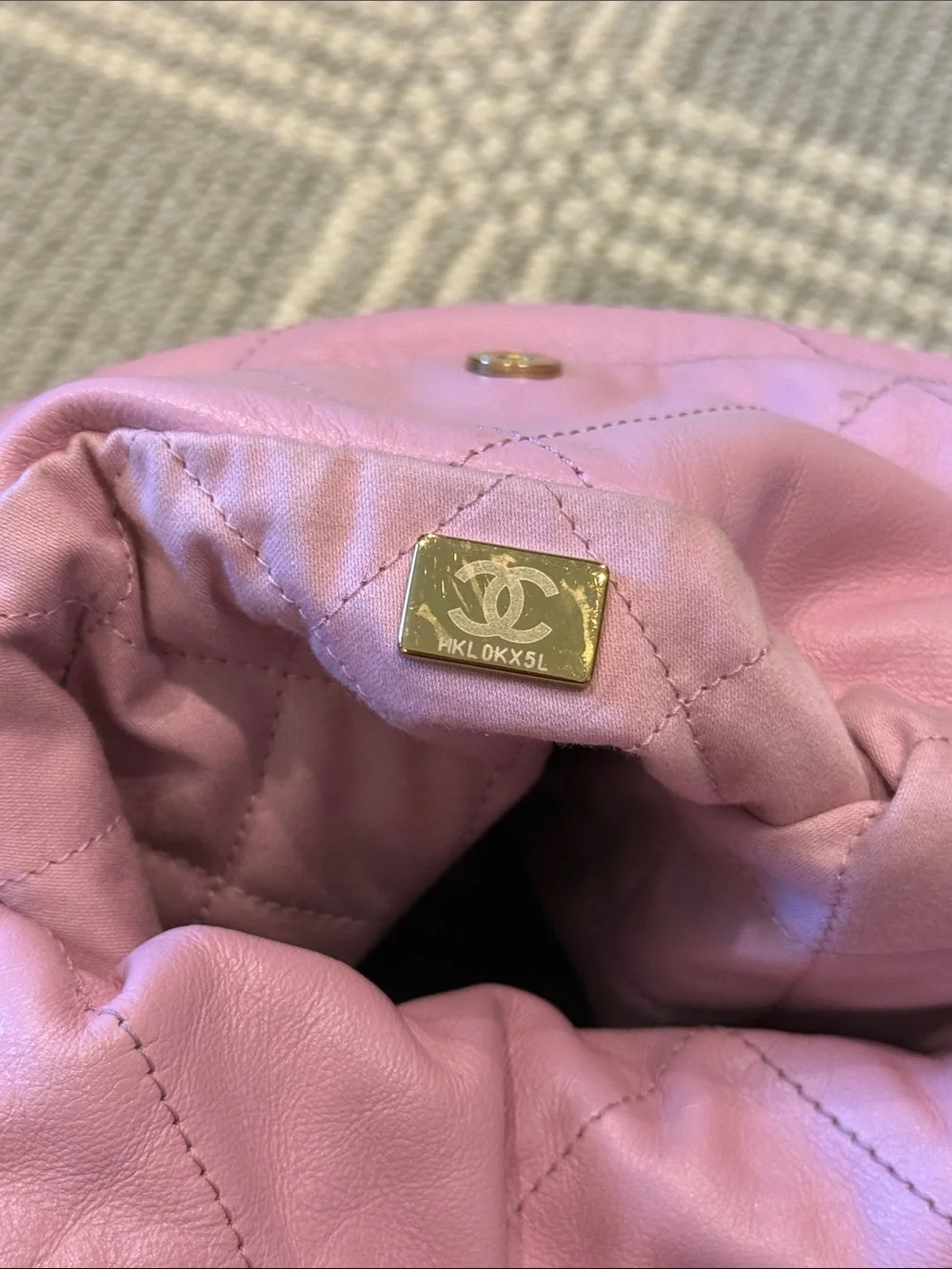 Chanel 22 Hobo Bag 22S Pink Medium